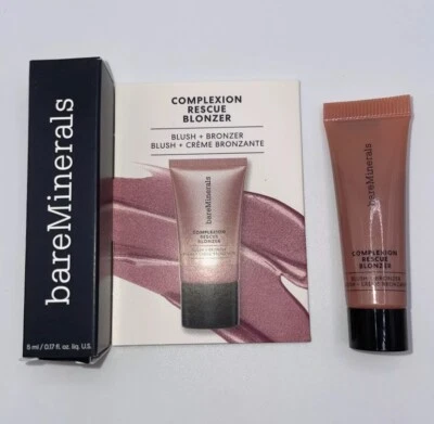 Bareminerals Complexion Rescue Blonzer Blush+Bronzer Kiss Of Mauve 0.17oz NEW - Image 1 of 3