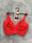 BNWT Ladies Size 32H M&S Flame Orange Non Wired Non Padded Bralette