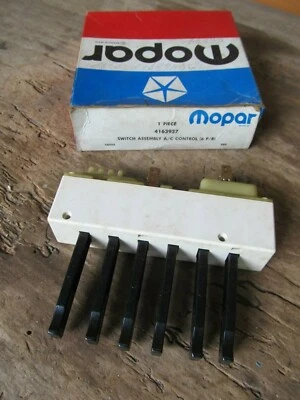 NOS Mopar 1979 克莱斯勒 CORDOBA NEW PORT 纽约道奇充电器吹风机开关 — 第 1/2 张图片