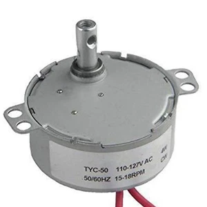 4W Gear New TYC-50 Small Synchronous Motor 110V AC 15-18RPM Shaft Rotation CW - Picture 1 of 10