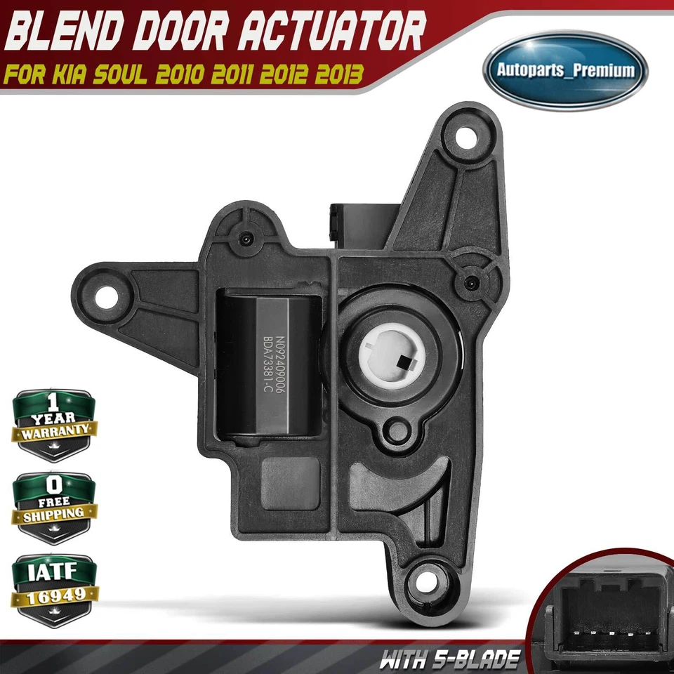 Actuador de puerta modo HVAC con 5 hojas para Kia Soul 2010 2011 2012 2013 971542K000 Foto 1 de 4