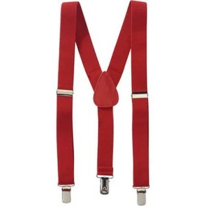 Childrens Toddlers Boy Girls Elastic Adjustable Suspender Red USA SELLER - Picture 1 of 1