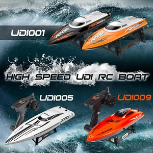 UDI RC Racing Boat 2.4GHz High Speed Powerful Electric Remote Control LED Light - Picture 1 of 73
