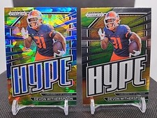 Devon Witherspoon - 2023 Prizm Draft - Hype - Blue Ice #/99 And Base - Rookie RC