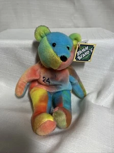 Seattle Mariners KEN GRIFFEY JR #24 MLB Bamm Beanos Beanie Baby Plush Bear - Picture 1 of 5