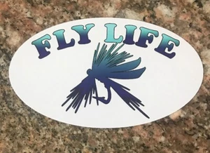 Fly Fishing Sticker - Aspen Colorado Frying Pan River Roaring Fork Aspen Trout - Picture 1 of 2