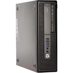 HP Desktop Computer PC Intel i5 SFF 16GB RAM 480GB SSD Windows 10 Wi-Fi DVD/RW - Afbeelding 1 van 4