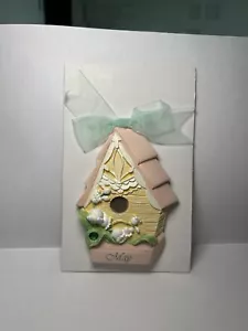 Avon Gift Collection Birthstone Birdhouse Magnet May - Picture 1 of 2