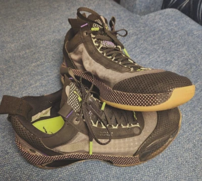 Scarpe da ginnastica Air Jordan XXXIV 34 uomo 9 basse vapori verdi corallo atletiche attive - Immagine 1 di 4