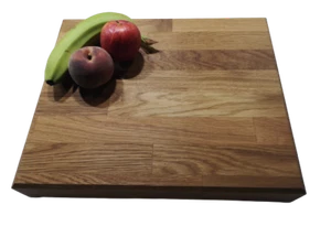 Extra Large Butchers Block 60mm Thick Solid Oak Chopping Board + Free Gift - Picture 1 of 5