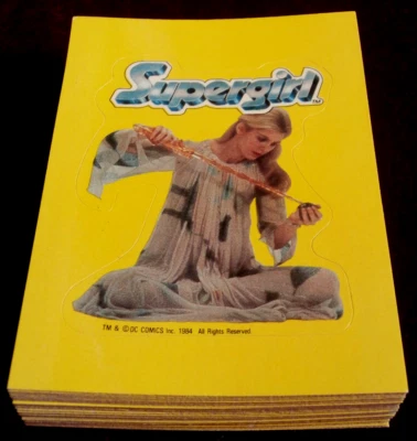 SUPERGIRL - Complete VINTAGE Base Set (44 cards) - issued by TOPPS in 1984 - Image 1 of 4