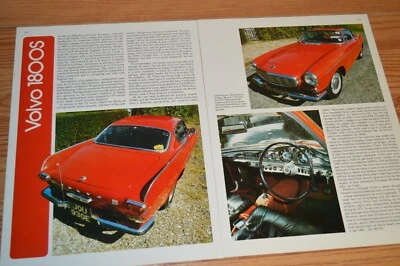 1961-73 VOLVO P1800S INFO SPEC ARTIGO 61 P1800 S 1800 - Imagem 1 de 2