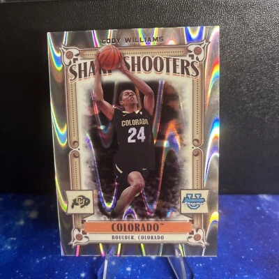 2024 Bowman Chrome U Cody Williams Sharp Shooters Utah Jazz /150 - Image 1 of 2