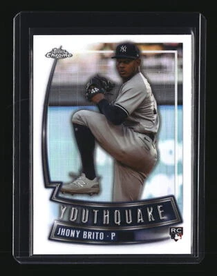 2023 Topps Chrome #YQ-59 Jhony Brito Youthquake - Image 1 of 2