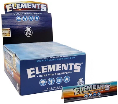 Elements King Size Ultra Thin Large Rice Rolling Papers