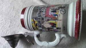 bierkrug mit zinndeckel Petra Moll - Bild 1 von 8