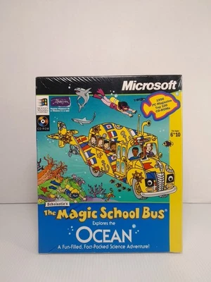 Scholastic's The Magic School Bus Explores The Ocean PC CD-ROM Microsoft Vintage - Image 1 of 4