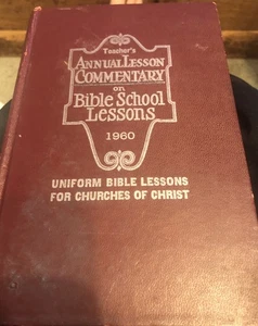 Teacher's Annual Lesson Commentary On Bible School Lessons 1960 - Picture 1 of 3