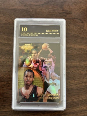 2000-01 Topps Gold Label - Premium #3 Allen Iverson /1000 Grading unlimited 10  - Image 1 of 3