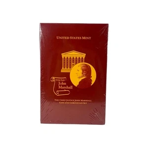SEALED US Mint 2005 Chief Justice John Marshall Silver Coin & Chronicles Set - Picture 1 of 5