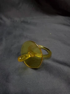 80er Jahre Kohl Patch Kinder SCHNULLER gelb Kunststoff CPK Puppenzubehör Vintage - Bild 1 von 5