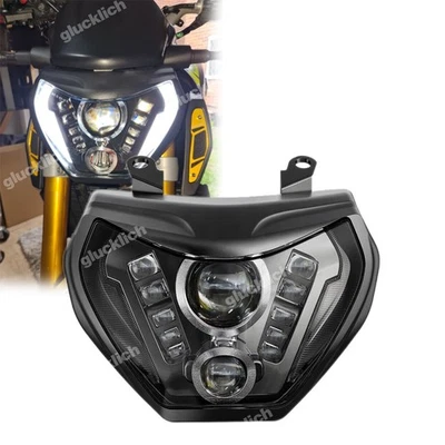 LED Headlight For Yamaha MT07 2018 2019 MT09 FZ09 2014 2015 2016 Motorcycle - Image 1 of 4