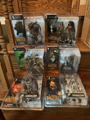 2002 McFarlane Monsters 系列 1 整套 6 件德古拉海洋生物妈咪.. — 第 1/2 张图片