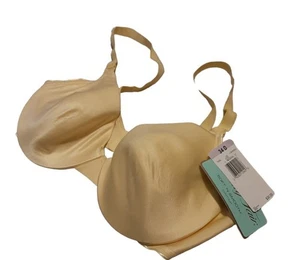 Vanity Fair 34D Contour Bra Yellow Underwire Lightly Lined T-Shirt NWT - Picture 1 of 5