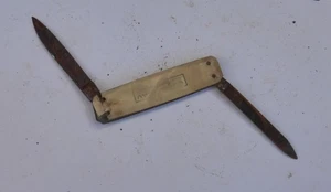 altes Taschenmesser Perlmutt mit Feile  Messer alt Klappmesser - Bild 1 von 9
