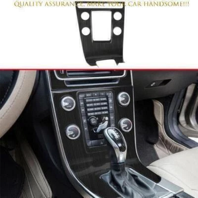 For Volvo XC60 S60 V60 2010-2017 Black Titanium Center Console Gear Shift Panel - Image 1 of 4