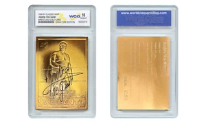 1990-91 Classic ANDRE THE GIANT WWF Wrestling GOLD Card Signature Edition GEM 10 - Picture 1 of 3