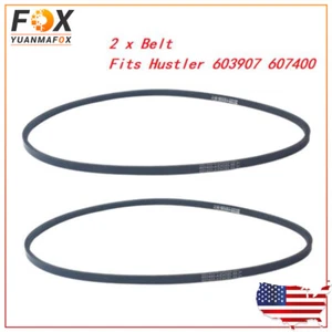 2*Pump Drive Belt Fits Hustler 603907 607400 Raptor Limited Raptor SD Raptor SDX - Picture 1 of 5