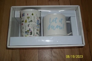 2er-Pack Opalhaus Becher Set Let It Snow Weihnachten Urlaub Geschenkset - Bild 1 von 4