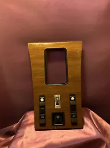 Mercedes Benz w126 Zebrano Shifter Center Console Wood & Switches Years '81-'85 - Picture 1 of 8