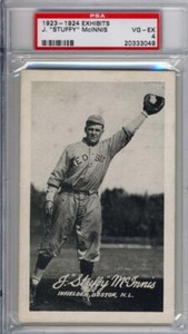 1923-24 Exhibits,McInnis,Boston Braves,PSA4,Only 2 Higher
