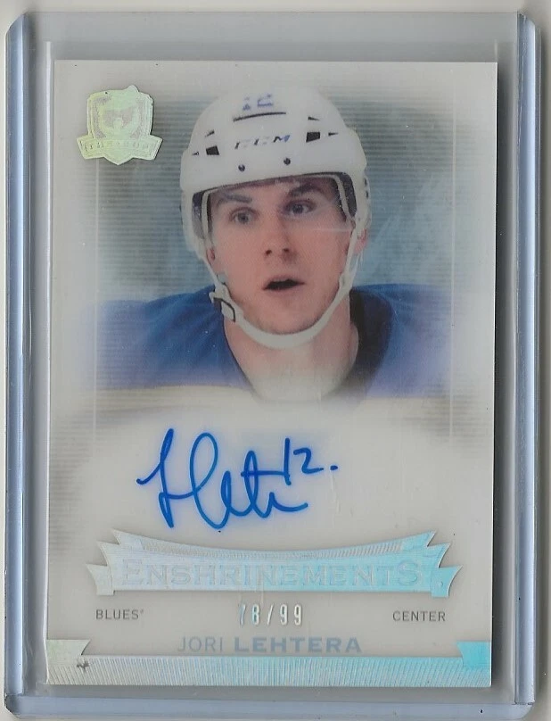 14-15 2014-15 The Cup Enshrinements #EJL Jori Lehtera 78/99 Auto St Louis Blues - Image 1 of 1