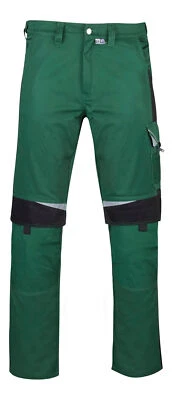 PKA Bundhose Arbeitshose BESTWORK NEW grün / schwarz Gärtnerhose Galabau Gala