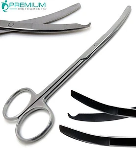 Surgical Northbent Suture Curved Scissors 3.5" Blunt Veterinary New Instruments - Picture 1 of 6
