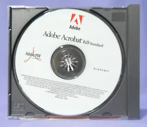 Adobe Acrobat 6.0 Standard for Windows PC Includes Serial Number - Picture 1 of 1