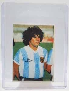 1982 Maradona Argentina Card World Cup 82 Spain #254 Futbol En Accion Green Back - Picture 1 of 2