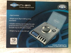 AWS Scales Digital Scale (V2-600, BT2-1 KG and Gemini - 20) - Picture 1 of 6