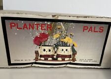 House Of Lloyd Planter Pals 80s Cat Kitten Porch Swing Garden Plant Pots Vintage