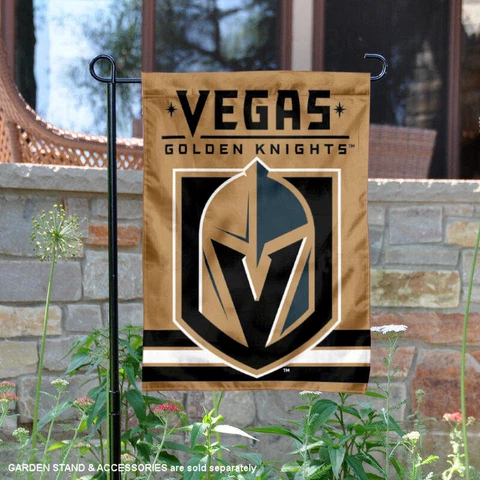 Vegas Golden Knights Gold Garden Flag and Yard Banner Cover