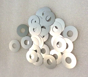 20pcs Flat Washer Gasket Shim Stainless Steel ID 12mm x OD 30mm x Thin 0.2mm - Picture 1 of 2