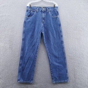 Wrangler Mens George Straight Original Fit Cowboy Cut Jeans 32x30 Blue Straight - Picture 1 of 14