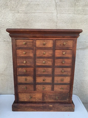 Antique Doc&Tom Drawer  Apothecary Style Cabinet Made Expressly For Henry Welsh Cover