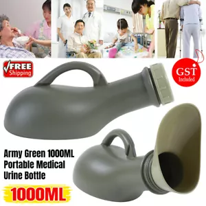 1000ml Male Female Portable Medical Urine Bottle Urinal Toilet Camping Travel - Picture 1 of 11