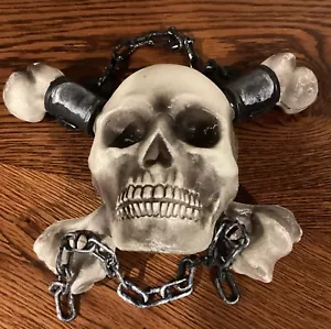 Halloween Chained Skull Cross Bone by Sunstar Industries - Picture 1 of 2