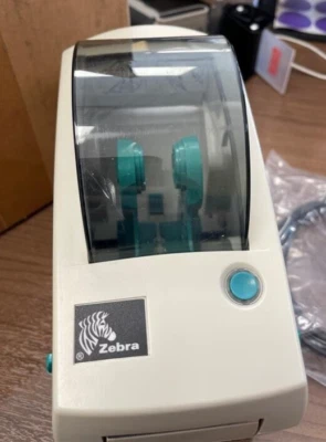 Zebra LP2824 Direct Thermal Barcode Label Printer USB Serial with AC Adapter - Image 1 of 4