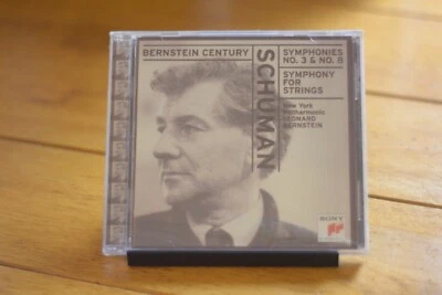 LEONARD BERNSTEIN "SCHUMANN SYMPHONIES NO 3 & NO 8" AUDIO CD [NEW SEALED] [160] Foto 1 de 4